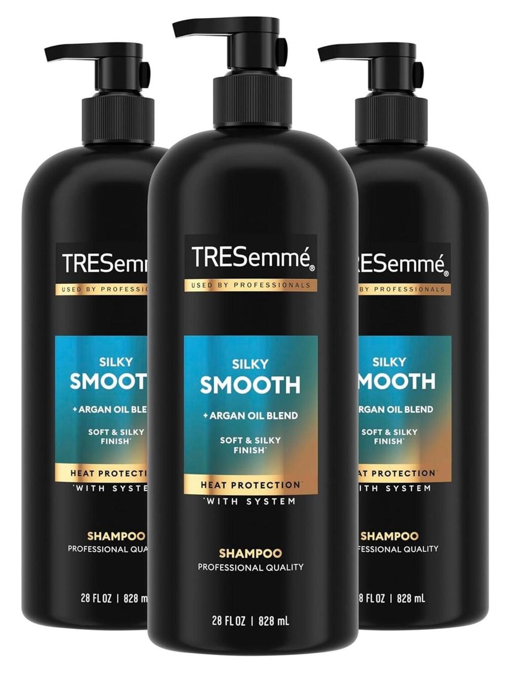 **TRESemme Silky Smooth Shampoo Anti-Frizz Shampoo For Frizzy Hair, 28oz (3 pack